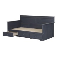 South Shore Daybed With 3 Storage Drawers, Blueberry