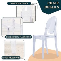 Leisuremod Marion Acrylic Modern Chair In Clear