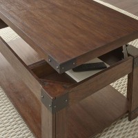 Arusha Lift Top Cocktail Table with casters