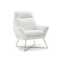 Whiteline Modern Living Club Chair White