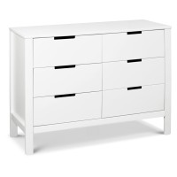 Carter'S By Davinci Colby 6 Drawer Dresser, 51X18.11X34 Inch (Pack Of 1), White