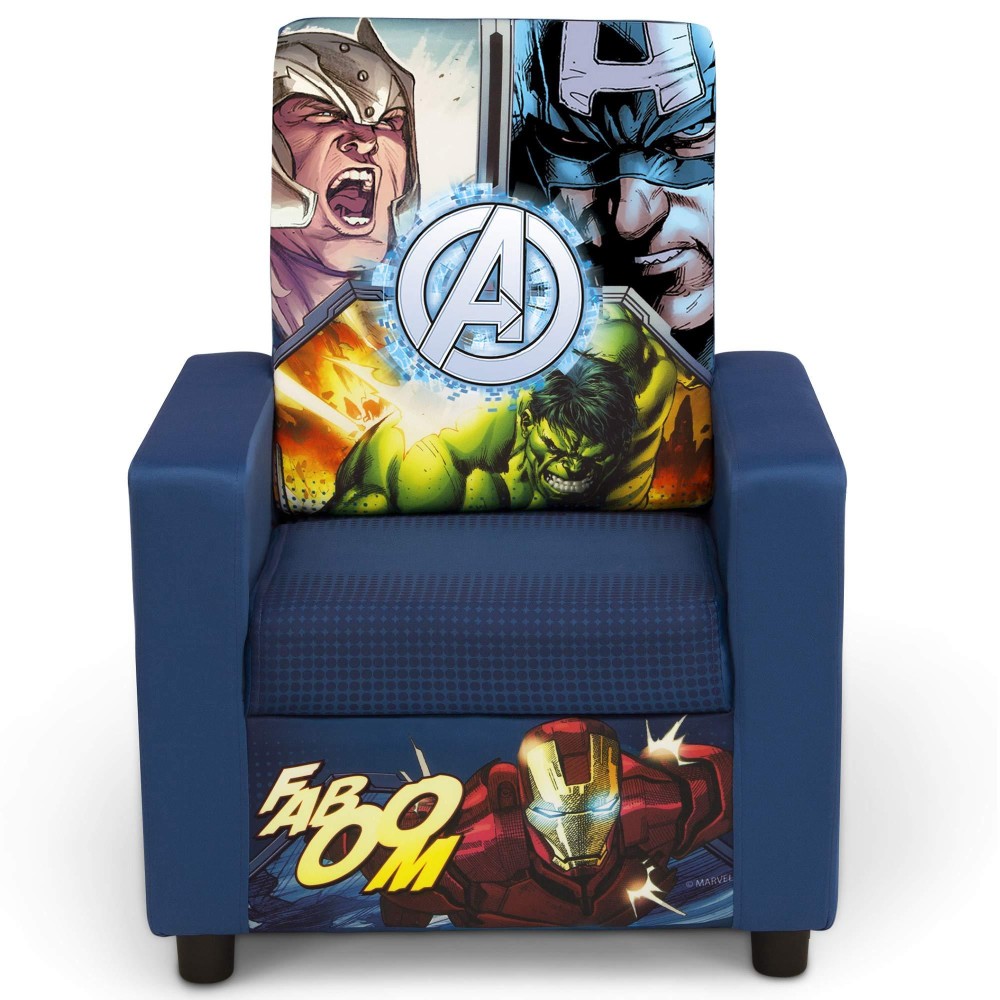 Marvel Avengers High Back Upholstered Chair Iron By Delta Children