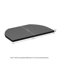 Furinno Indo Simple Swivel Tv Board, No Shelf