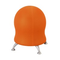 Safco Products 4750Or Zenergy Ball Chair, Orange, Low Profile, Active Seating For Office And Classroom Desks, Orange