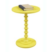 Convenience Concepts Palm Beach Spindle Table Yellow