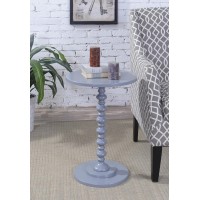 Convenience Concepts Palm Beach Spindle Table Gray