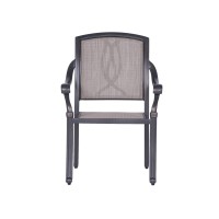 Patio Outdoor Aluminum Frame Sling Dining Chair, Set Of 2(D0102H7Cy58)