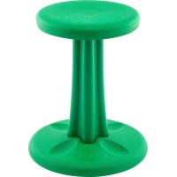 Kore Kids Junior Wobble Chair - Flexible Seating Stool For Classroom, Elementary School, Add/Adhd - Made In The Usa - Junior- Age 8-9, Grade 3-4, Green (16In)