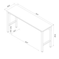 Manhattan Comfort Fortress Collection Modern Designed Durable Worktop Garage Table Great For Home Improvement Projects Stainles