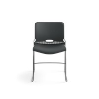 HON Olson Stacking Chair Guest Chair for Office Cafeteria Break Rooms Training or MultiPurpose Rooms Lava Shell 4 pack