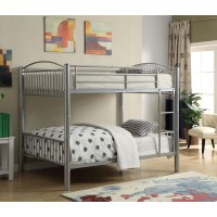 Acme Cayelynn Full Over Full Bunk Bed in Silver