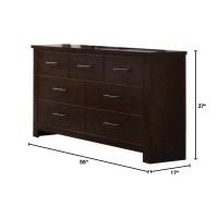 Acme Panang Wood Dresser In Mahogany