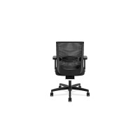 Hon Convergence Mesh Back Task Chair With Height-Adjustable Arms, In Black