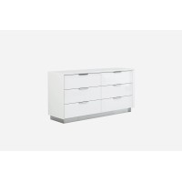 Whiteline Modern Living Navi Dresser, White