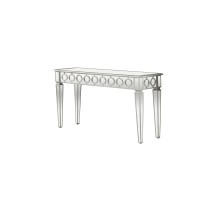 Best Master Furniture Sophie Mirrored Silver Sofa Table