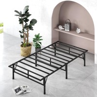 Zinus Smartbase Compack Mattress Foundation 14 Inch Metal Bed Frame No Box Spring Needed Sturdy Steel Slat Support 75 X 30