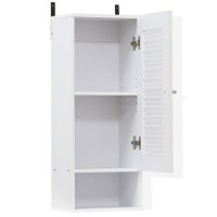 Furinno Indo Slim Wall Cabinet, 118 Inch, White