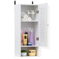 Furinno Indo Slim Wall Cabinet, 118 Inch, White