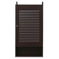 Furinno Indo Wide Wall Cabinet, 158 Inch, Espresso