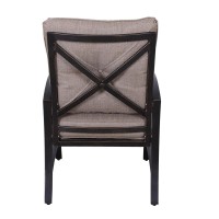 Modern Dining Chair With Back And Seat Cushion, Set Of 2(D0102H5L5Tj)