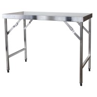 Sstablefd Stainless Steel Portable Folding Work Table