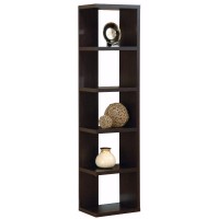 Benzara Simple And Stylish Corner Display Cabinet, Brown