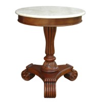 Bella Side Table W/ Marble Top