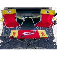 Rawlings Nfl 3-Piece Tailgate Kit, 2 Gameday Elite Chairs And 1 Endzone Tailgate Table, New England Patriots