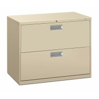 Hon Brigade 600 H682 Lateral File 36 X 18 X 284 2 Drawers Finish Putty