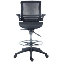 Harwick Evolve All Mesh Heavy Duty Drafting Chair Dark Knight Edition