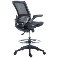 Harwick Evolve All Mesh Heavy Duty Drafting Chair Dark Knight Edition