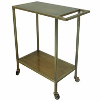Benzara Bm149525 Practical & Functional Table With Castor, Brown
