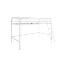 Dhp Jett Junior Twin Metal Loft Bed, White