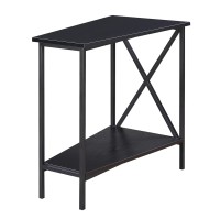 Convenience Concepts Tucson Wedge End Table Black