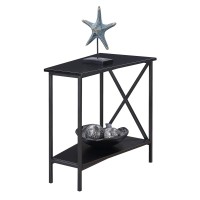 Convenience Concepts Tucson Wedge End Table Black