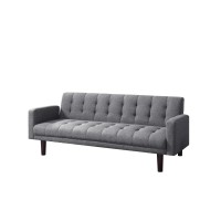 Sommer Tufted Sofa Bed Grey