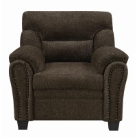 Clementine Casual Brown Chair