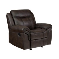 Sawyer Upholstered Glider Recliner Cocoa