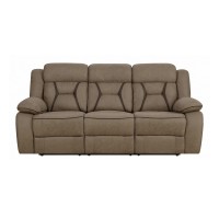 Houston Casual Tan Motion Sofa