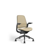 Steelcase Series 1 Office Chair - Ergonomic Work Chair With Wheels For Carpet - Helps Support Productivity - Weight-Activated Controls, Back Supports & Arm Support - Easy Assembly - Malt