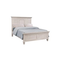 Franco Antique White Queen Bed