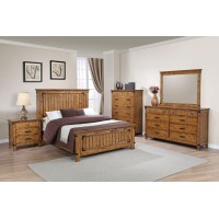 Brenner Rustic Honey Queen Bed