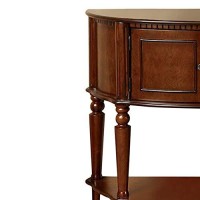 Benjara Traditional Side Table, One, Brown