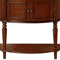 Benjara Traditional Side Table, One, Brown