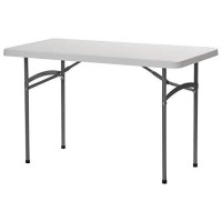 Ontario Furniture 4 Foot Plastic Folding Table (24 X 48