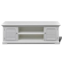 White Wooden TV Stand 241373