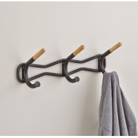 Safco Products 4257Crm Family Coat Wall Rack, 6 Hook, Cream