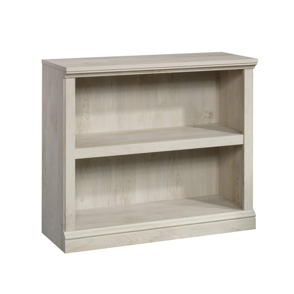 Sauder Miscellaneous Storage 2-Shelf Bookcase/ Book Shelf, Chalked Chestnut Finish