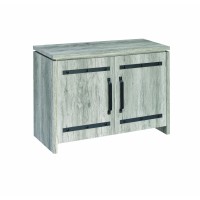 Rustic Grey Accent Cabinet