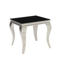 Contemporary Black Side Table